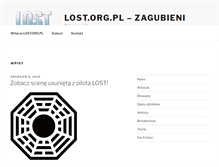 Tablet Screenshot of lost.org.pl